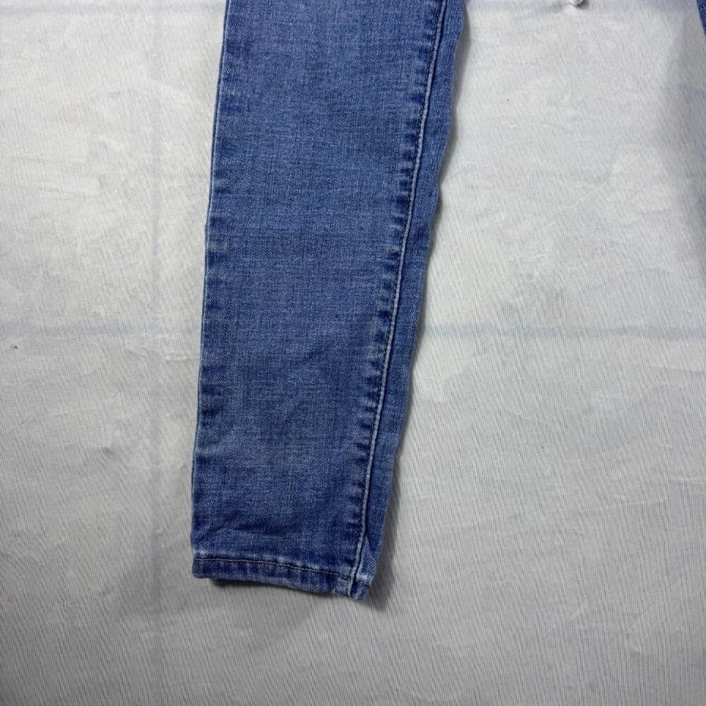 Y2K Levi's Skinny‎ Jeans Womens Blue Denim 721 High Rise 5-Pocket Comfort 28x28 - Picture 11 of 16